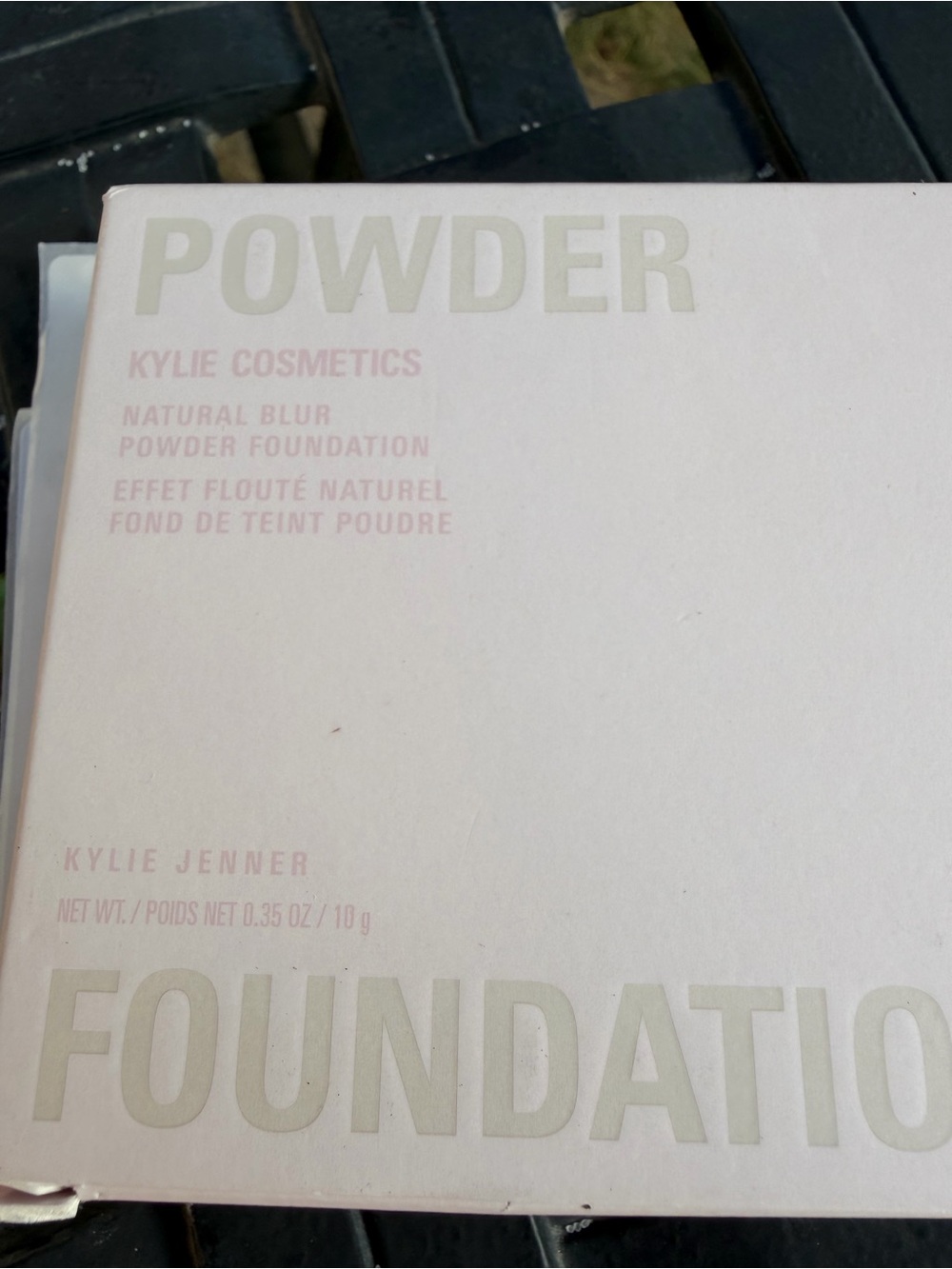 Kylie Cosmetics Natural Blur Powder Foundation 7W Warm | New in Box